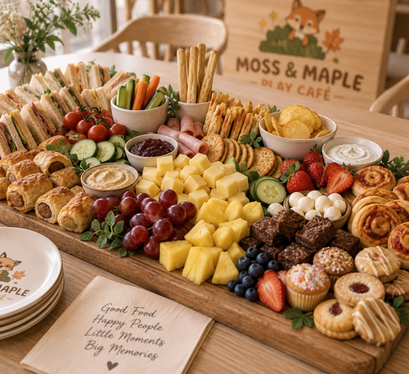 Grazing boards will have sweet and savoury options