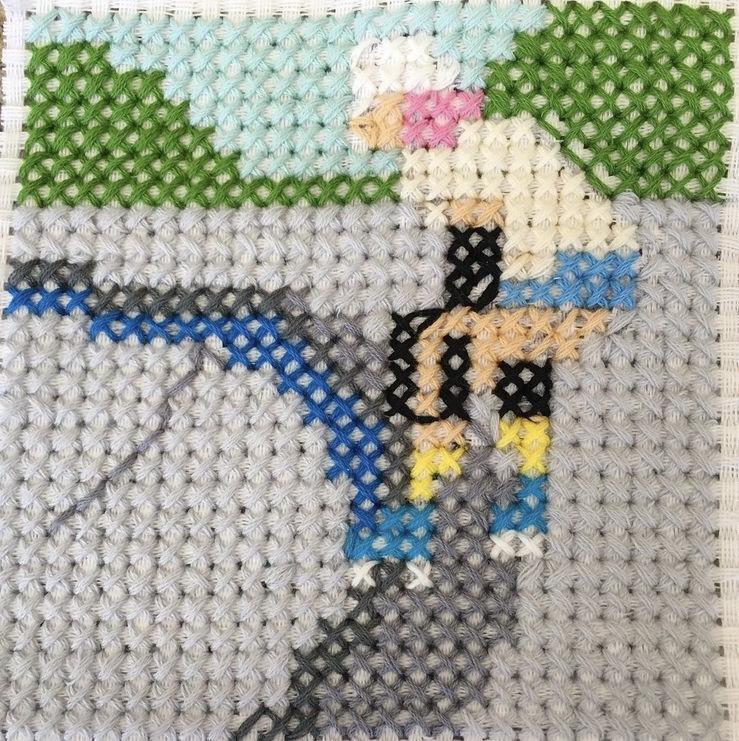 SkaterXstitch by Zell Thompson