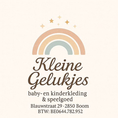 Kleine Gelukjes 
Baby-kinderkleding en speelgoed voor kids van 0 tot 14 jaar
Blauwstraat 29 2850 Boom
0497483315
marickdevadder@hotmail.com
ondernemingsnummer 0466.782.952