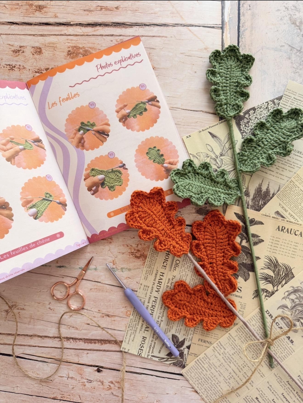 Des fleurs au crochet
Patrons, kits et idées créatives pour te faire plaisir en crochetant