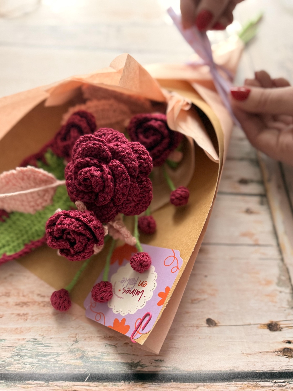 Compose ton bouquet de fleurs au crochet