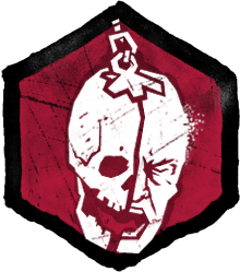 Dead By Daylight Ebony mori icon offering from the computer game. 