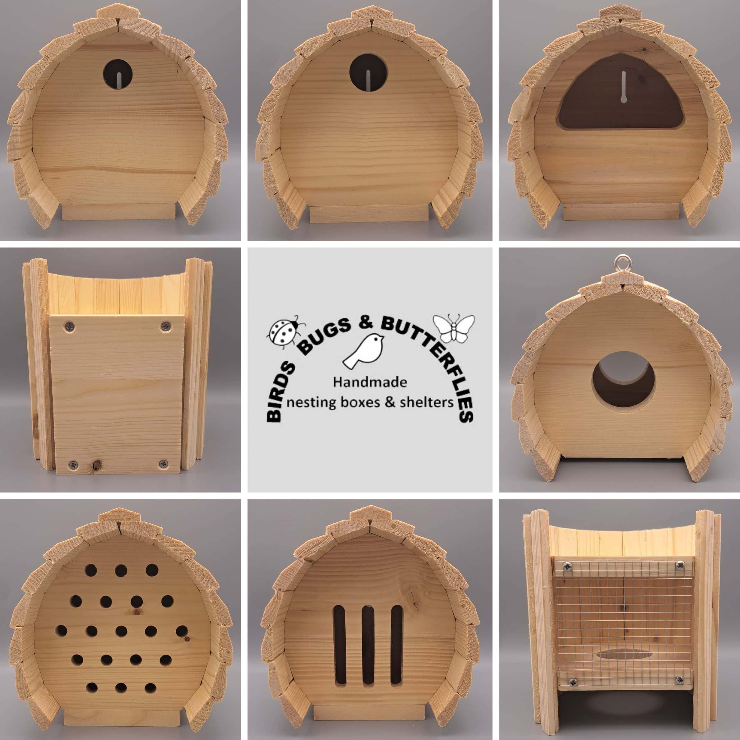 Shop affordable DIY wooden bird boxes & bug shelters. Paint and decorate your own wildlife boxes—a perfect, fun nature activity for children! Shop now.