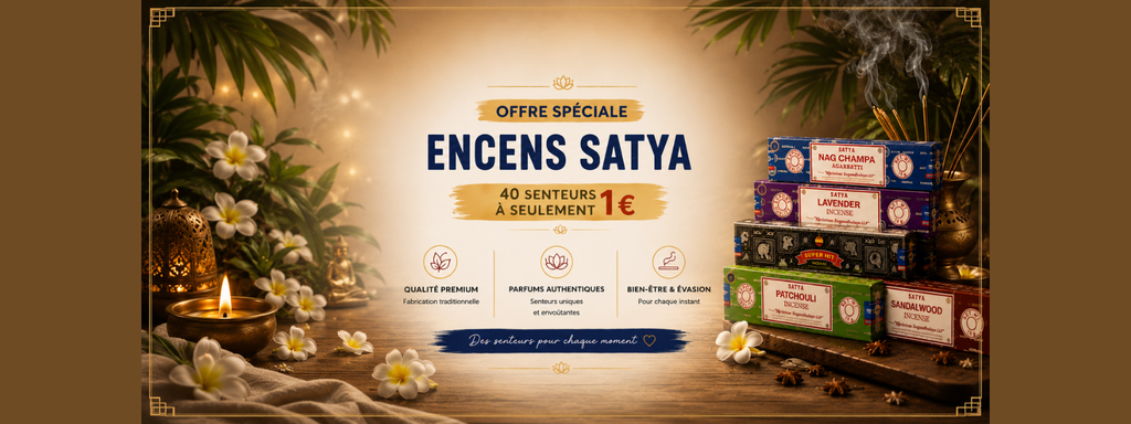 Scensia
Encens Satya à seulement 1 €