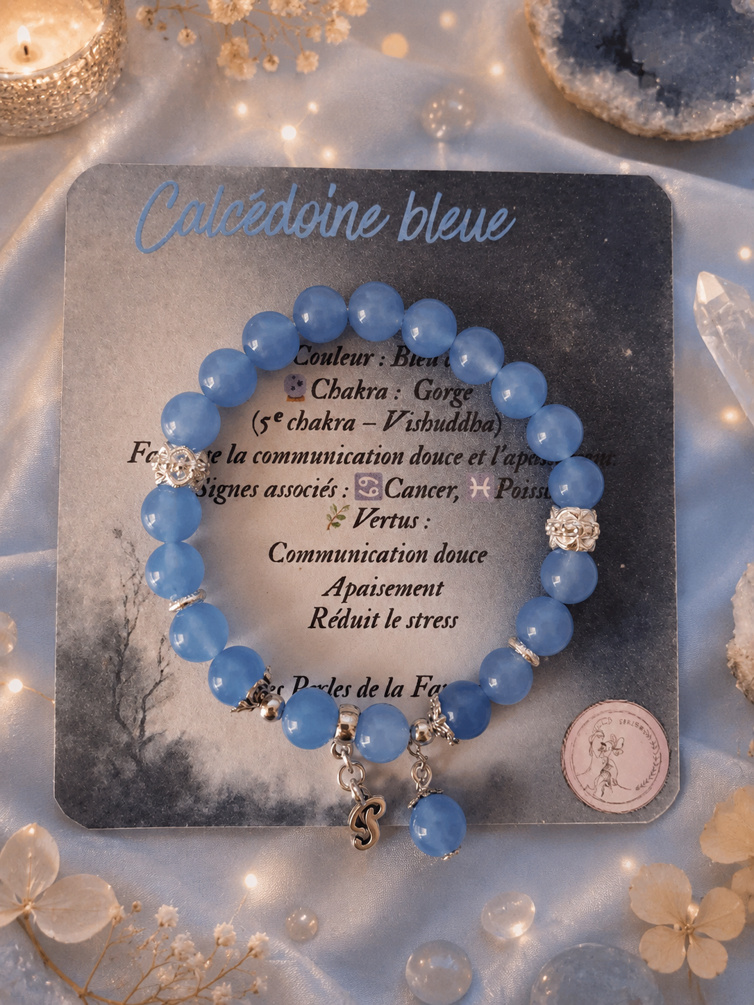 Bracelets pierre + carte