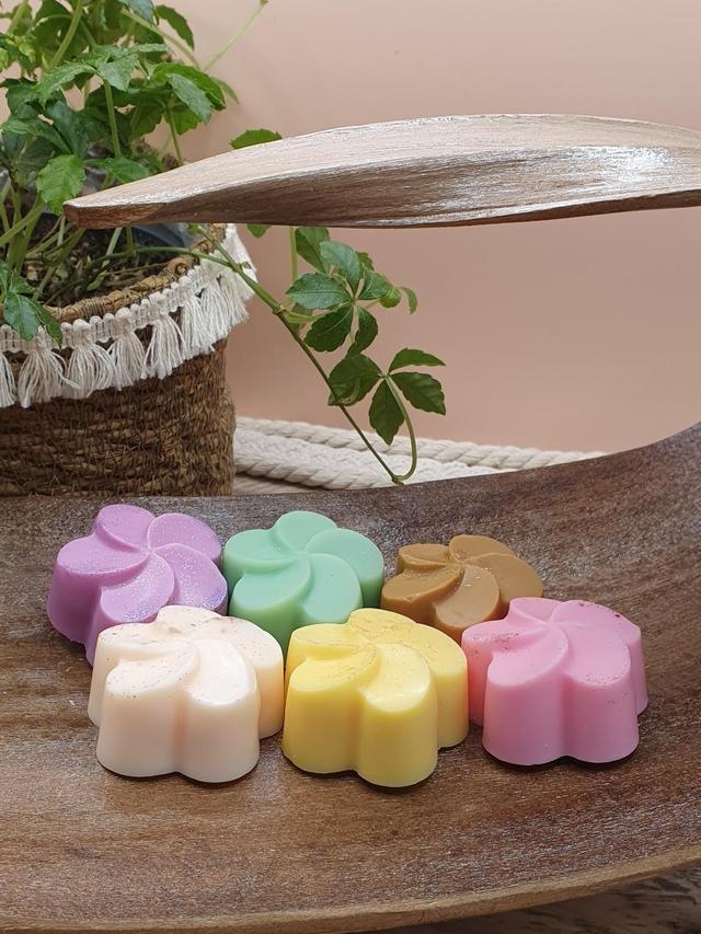Fondants parfumés, cire végétale
