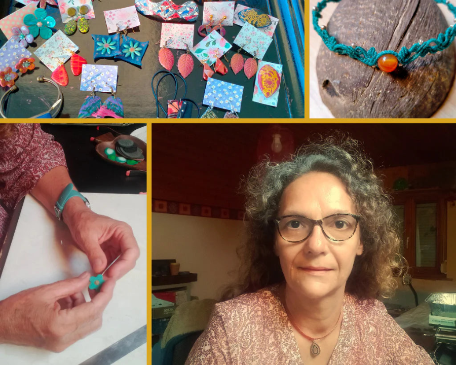 Claudia Urban dans son atelier