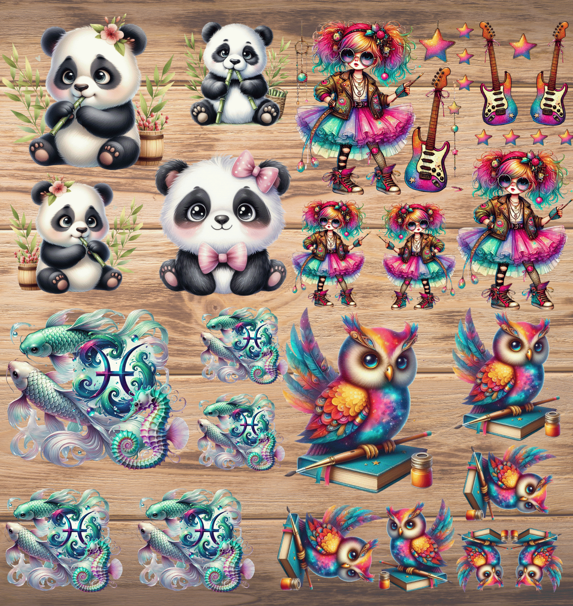 STICKERS MULTI-TAILLE