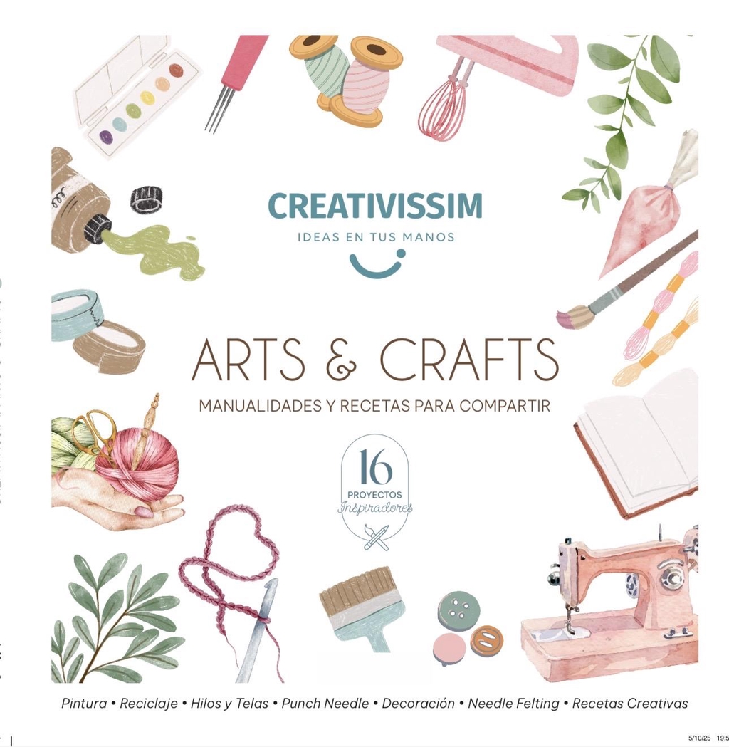 LIBRO CREATIVISSIM ART & CRAFTS