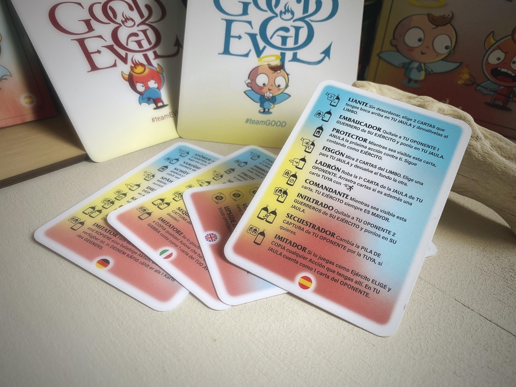 Cartas de ayuda multi-idiomas