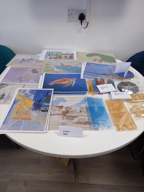 Paintings and prints. Pastel and watercolour 