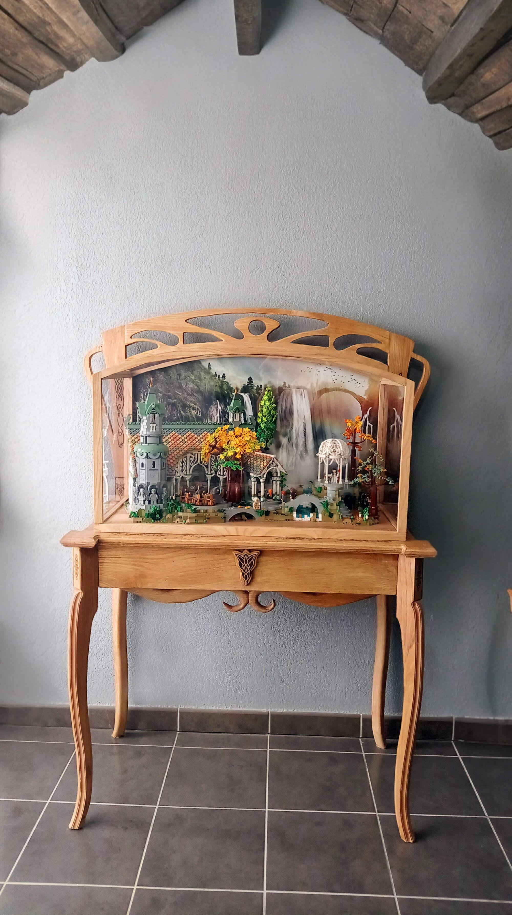 vitrine lego rivendell