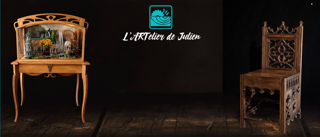 Plongez dans l'univers geek et de la science-fiction avec l'ébénisterie sur mesure de l'Artelier de Julien. Spécialisé dans les meubles artisanaux inspirés d'Harry Potter, du Seigneur des Anneaux, de Buffy contre les vampires, et de Yoda, notre atelier propose des pièces uniques alliant design fantastique et savoir-faire exceptionnel. Découvrez nos vitrines LEGO Rivendell sur mesure, meubles TV, vitrines pour figurines de collection, meubles elfiques et créations inspirées de la science-fiction. Chaque réalisation est personnalisée pour transformer votre espace en un lieu magique. Faites confiance à l'Artelier de Julien pour des meubles sur mesure d'exception, alliant qualité, originalité, et inspiration