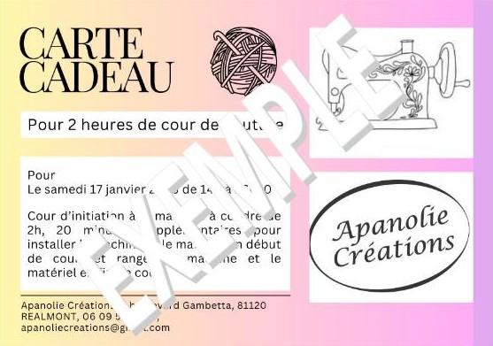 CARTES CADEAUX