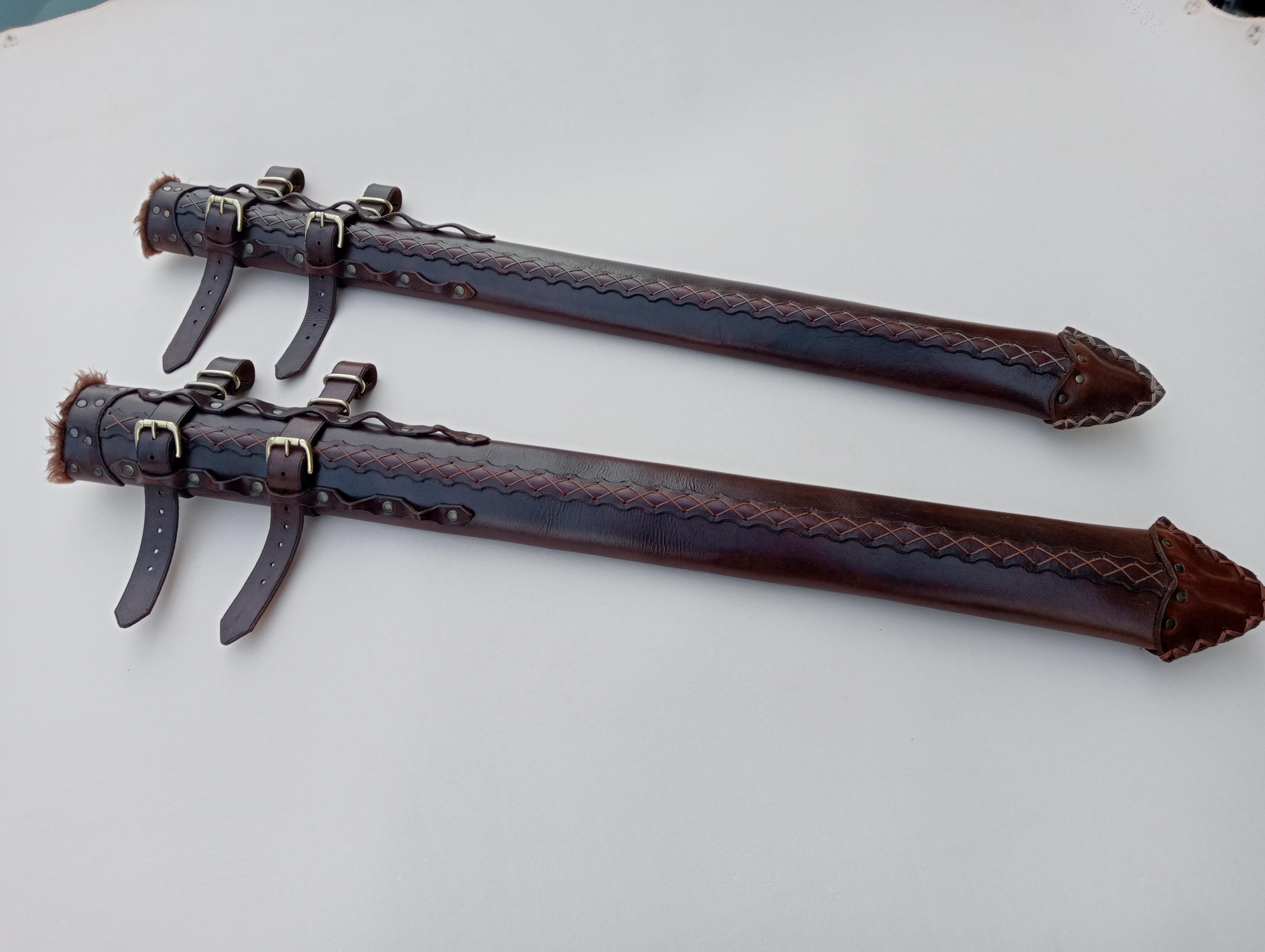 Scabbards, sheaths, Quivers