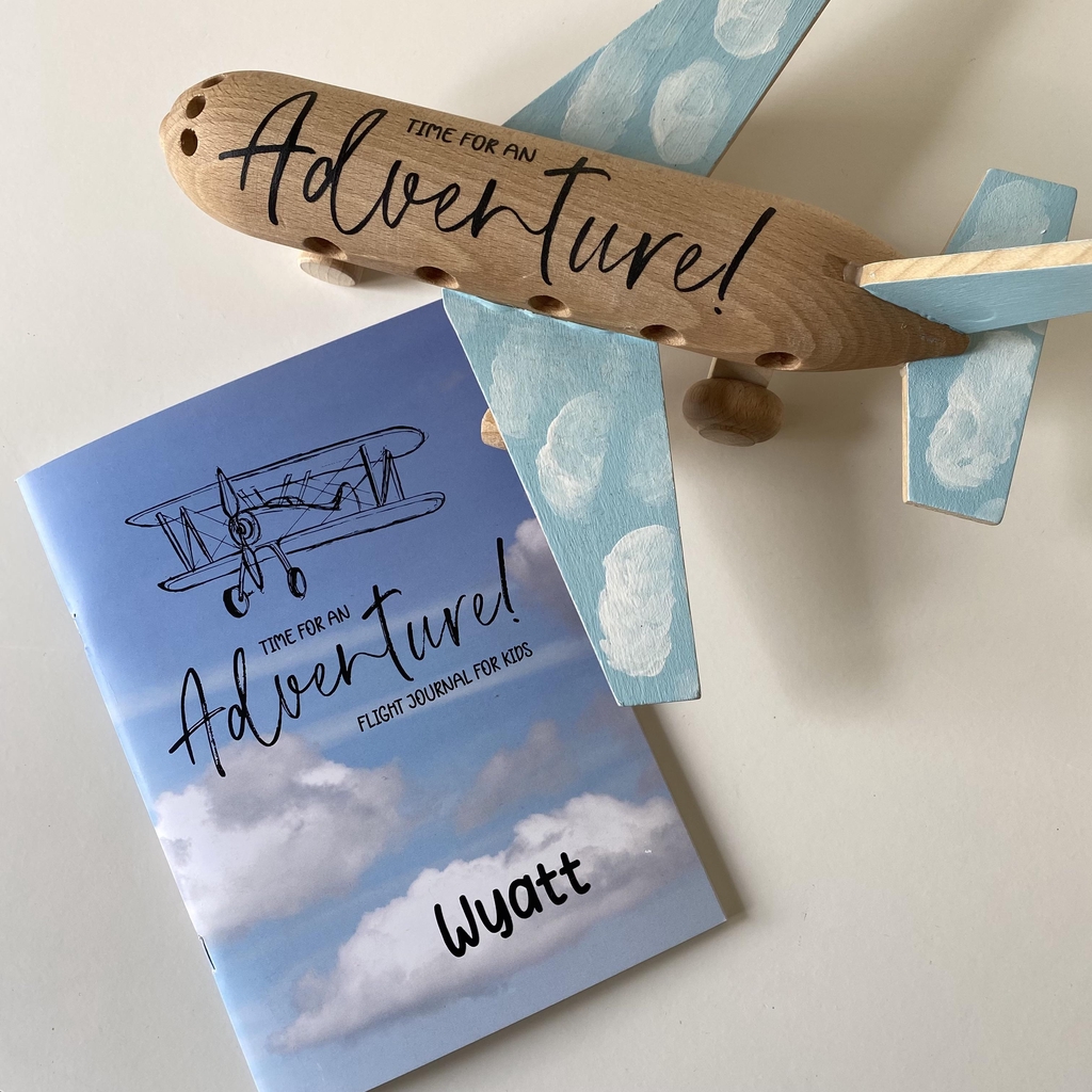 The Lillie&Oscar personalised flight journal ©️