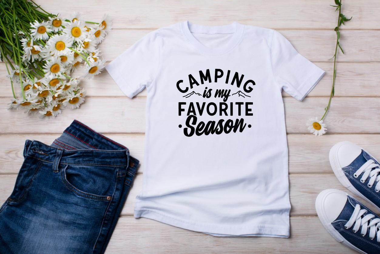 Camping T-Shirt individuelle Herstellung nach Ihren Wünschen