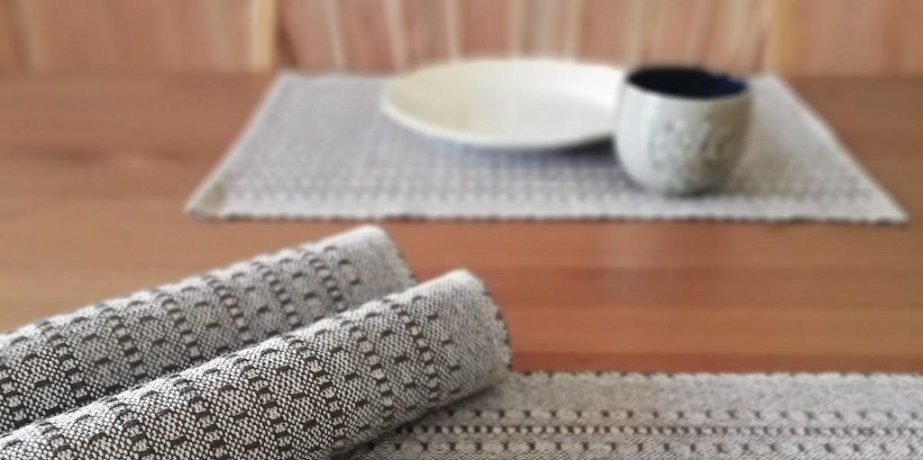 photographies Atelier Tisse Natura sets de table tissés main en coton lin 