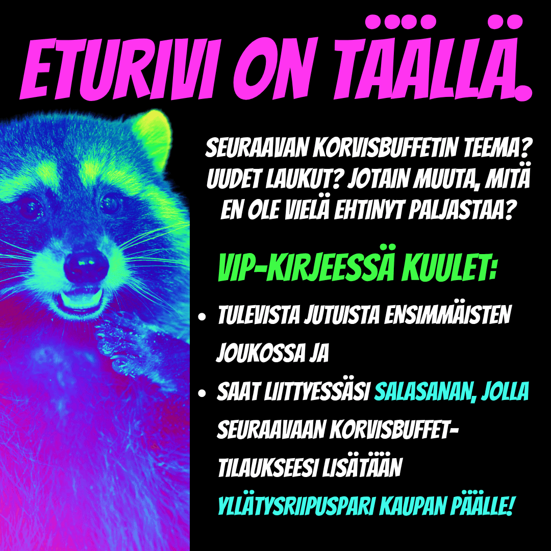 Tilaa Up the Wazoon VIP-kirje