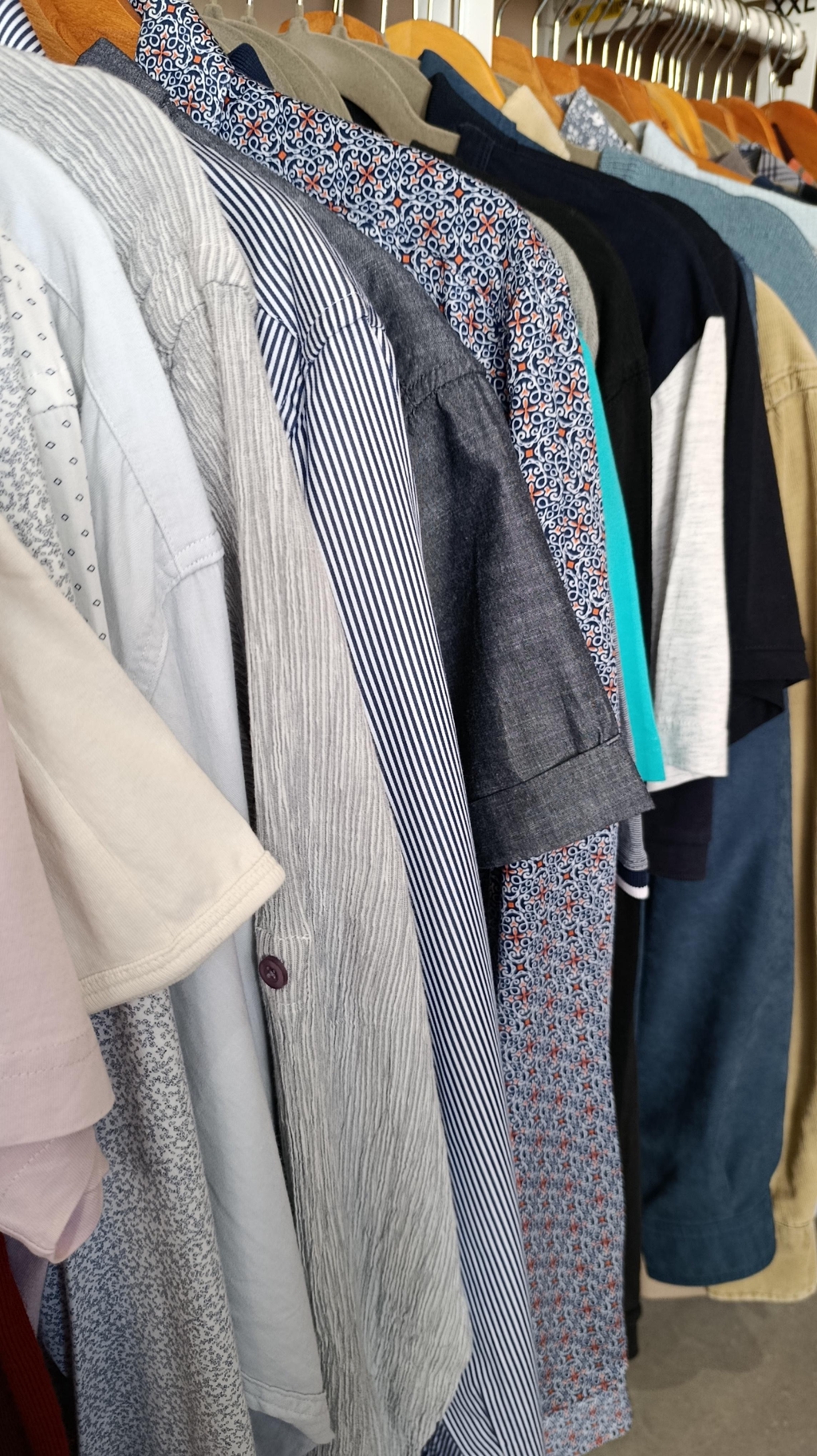 Tous les vêtements homme 
Pantalon, pull, T-shirt...