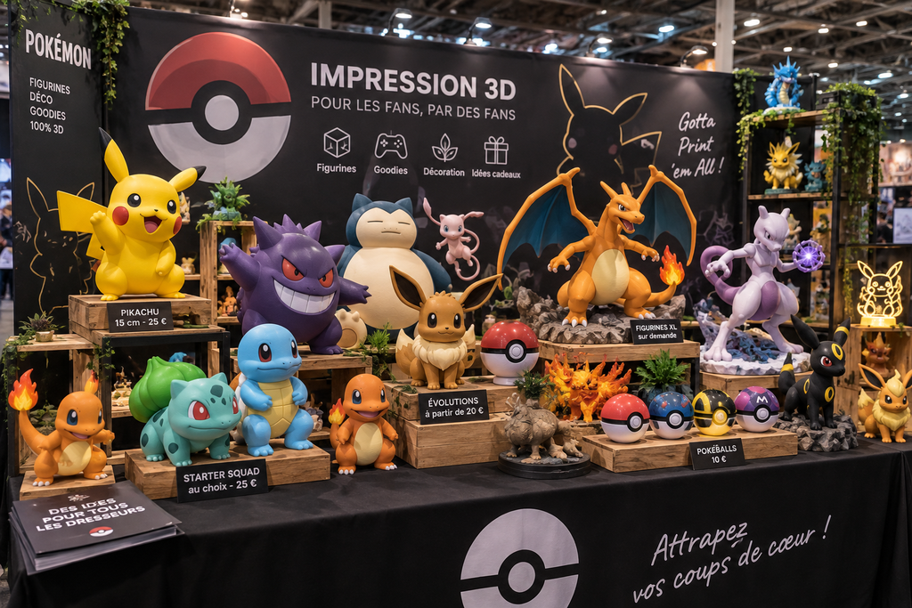 Boutique en ligne d'impressions 3D Pop Culture