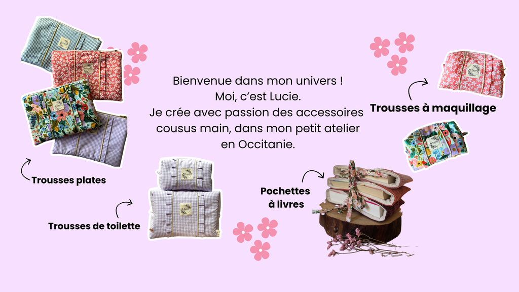 Créations cousues mains dans mon petite atelier en Occitanie 