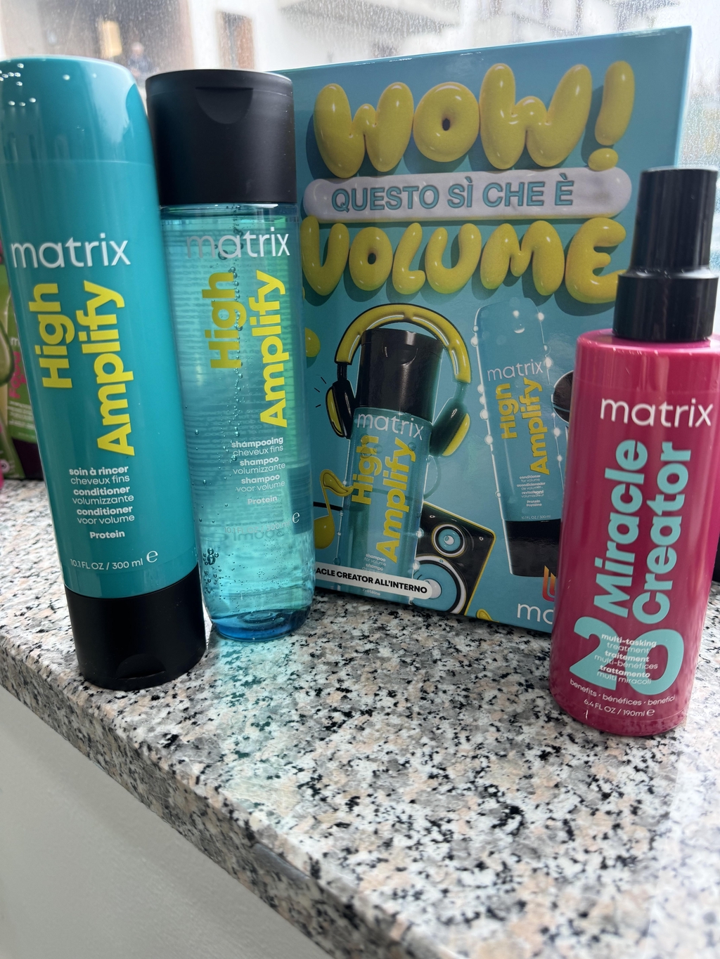Kit 3 prodotti per capelli voluminosi