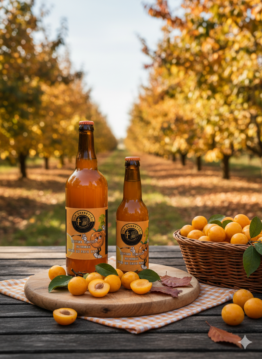 Une bière blanche de saison élaborée selon un procédé unique : les mirabelles sont intégrées lors du brassage puis de la fermentation. Cette technique permet de capturer toute la complexité du fruit, offrant une bière rafraîchissante aux arômes riches et naturels de mirabelle.