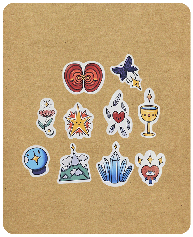 Catégories pour stickers