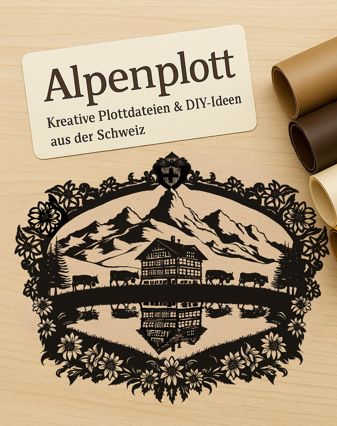 Alpenplott Homepage für SVG und DIY Designs