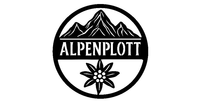 Alpenplott Logo Schwarz