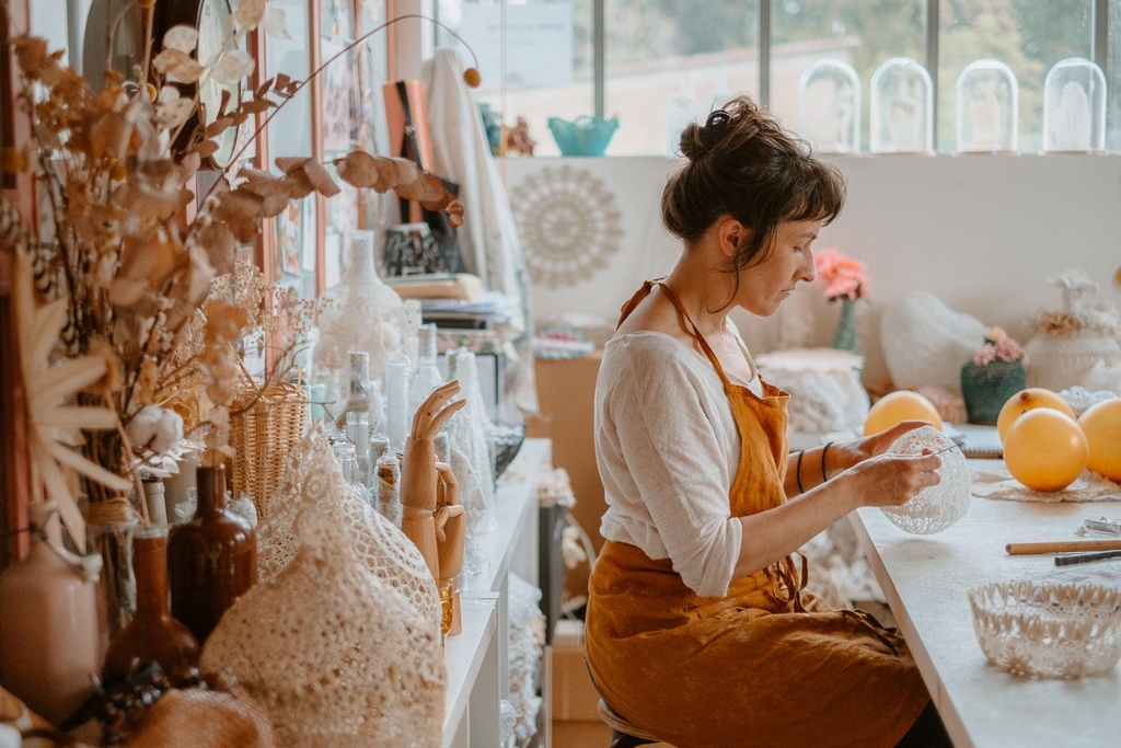 Atelier d'art textile à Clisson en Pays de la Loire