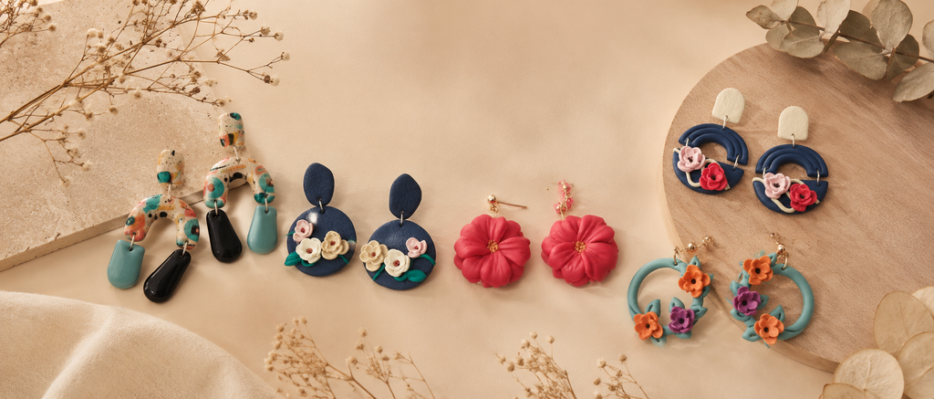 Accesorios hechos con arcilla polimérica