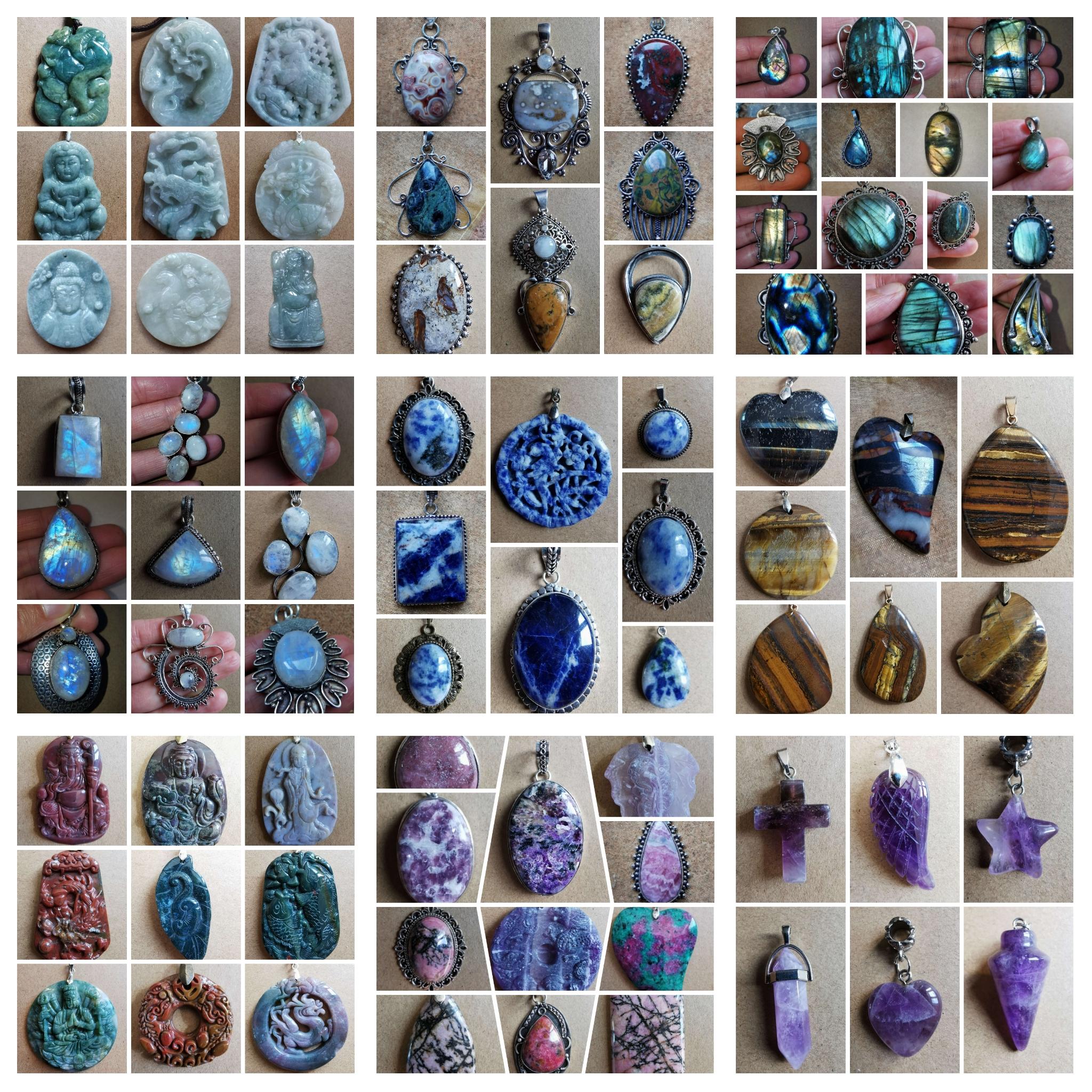 Pendentifs Pierres Naturelles