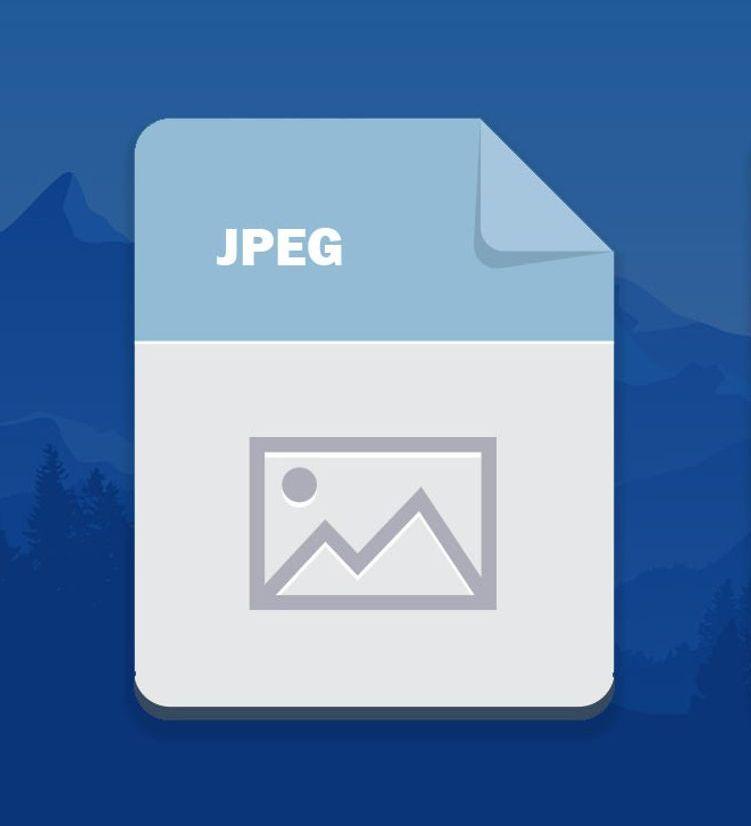 Format photo sur support numérique Jpeg ou PNG