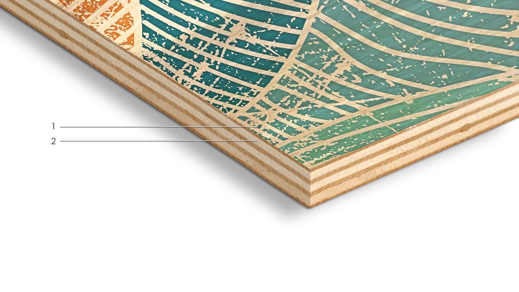 Impression sur support Bois au format HD