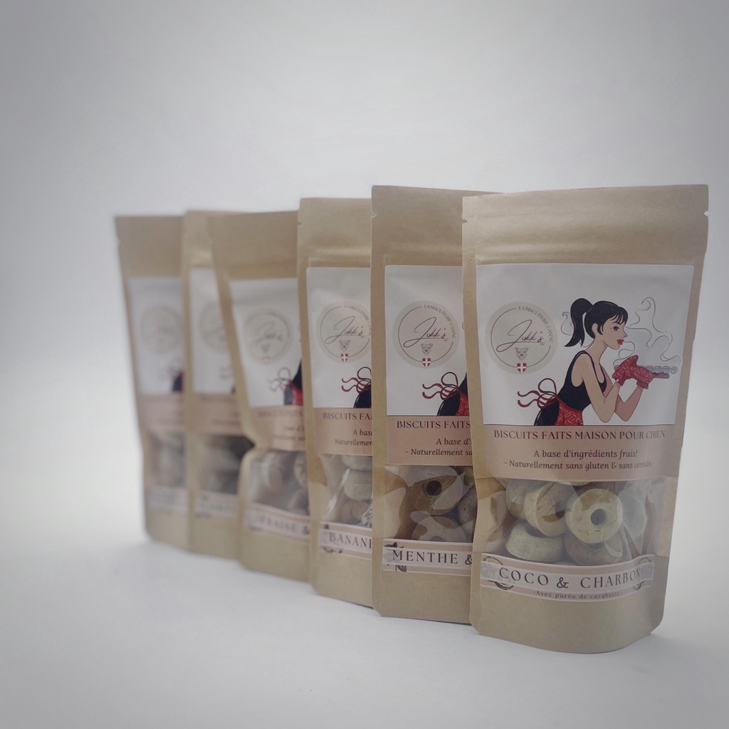 BISCUIT BIO 100% NATURELS & FRANÇAIS pour nos chiens 