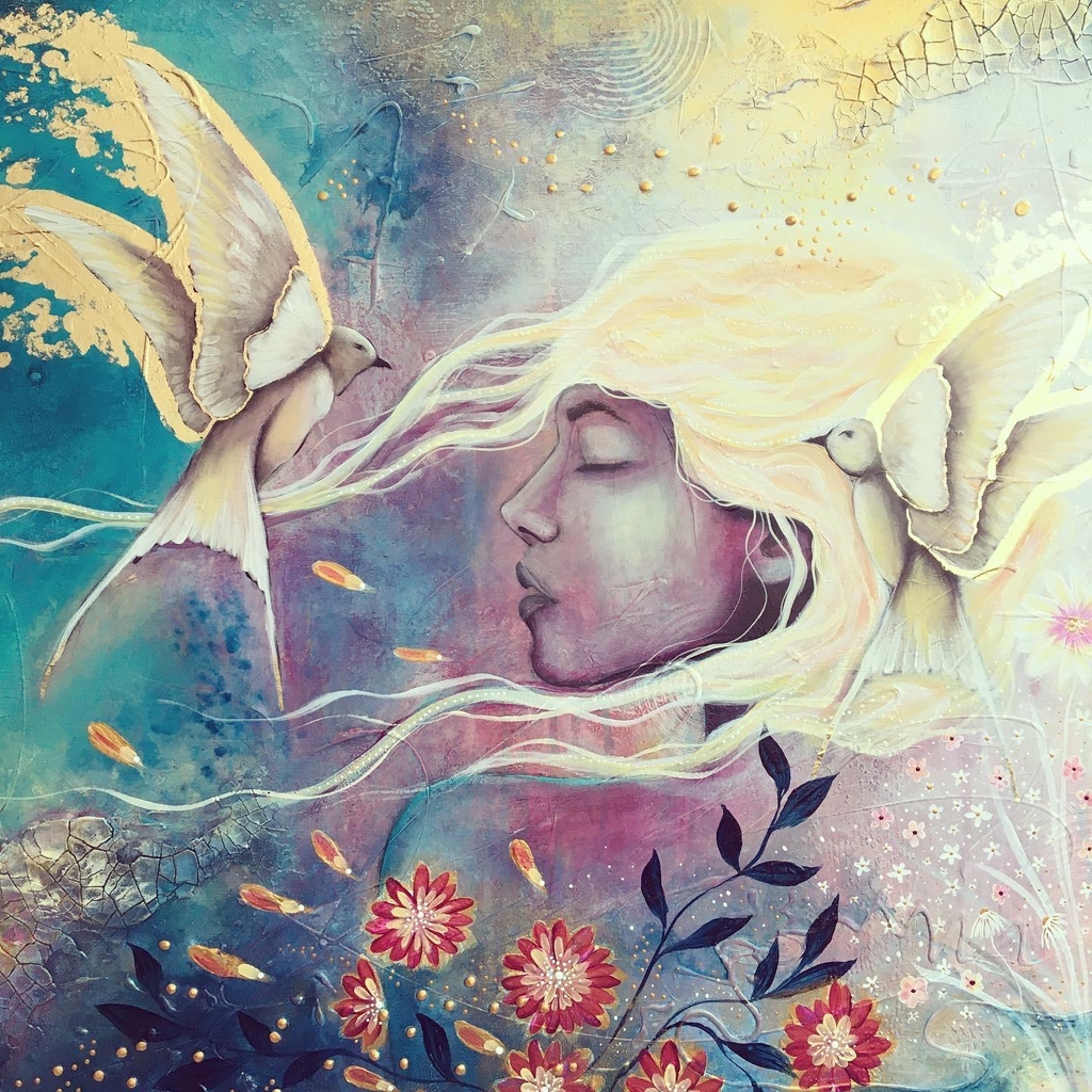 Artiste Peintresse & âme créatrice 
J’ai à cœur de créer des œuvres pour rêver, ressentir et se reconnecter à soi 