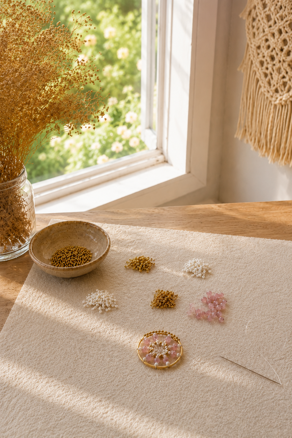 Atelier artisanal JOYA by Luz : création de bijoux faits main en perles Miyuki et pierres naturelles