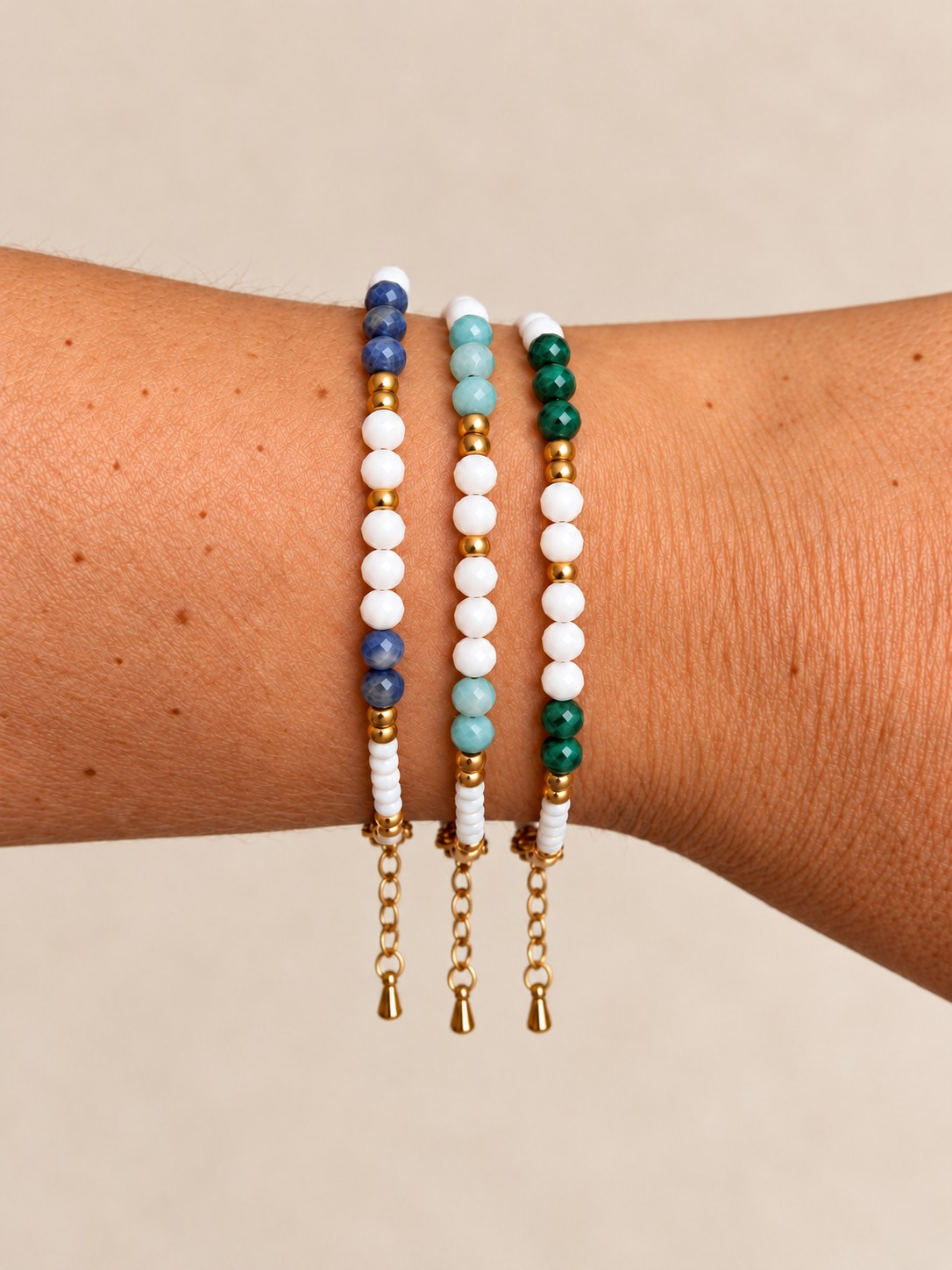 Bracelets faits main en pierres naturelles & perles Miyuki | JOYA by Luz