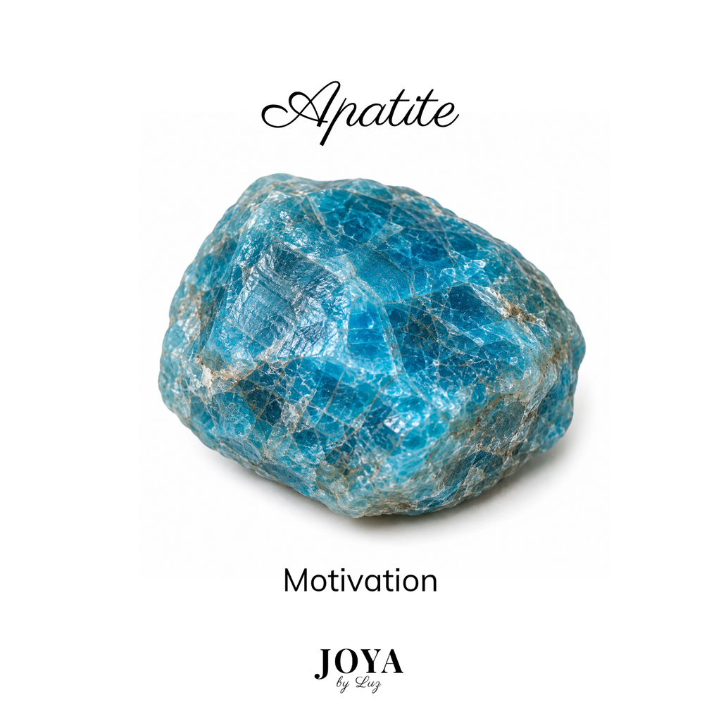 Apatite, pierre naturelle associée à la motivation.