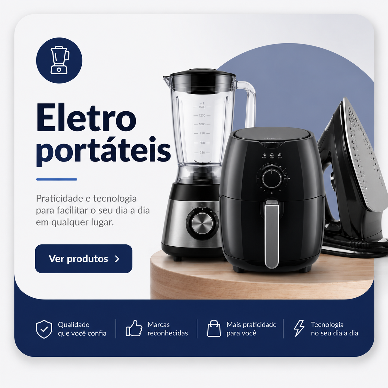 Os melhores eletro portáteis você encontra aqui no Hero mais.
