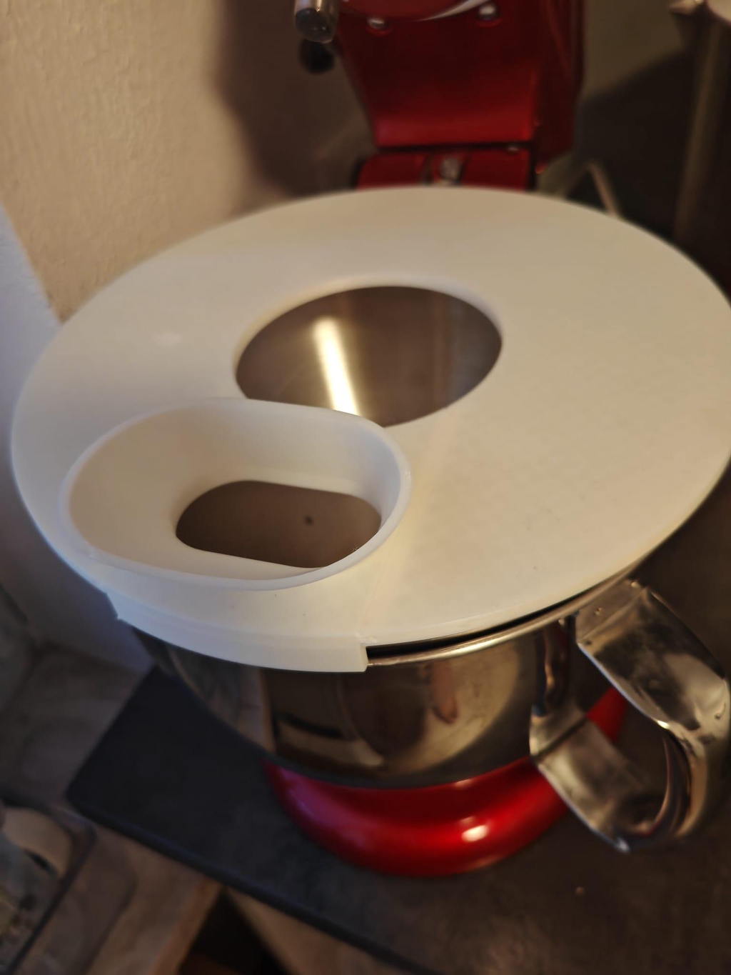 Spritschutz Kitchen Aid 
(PP - Weiß)