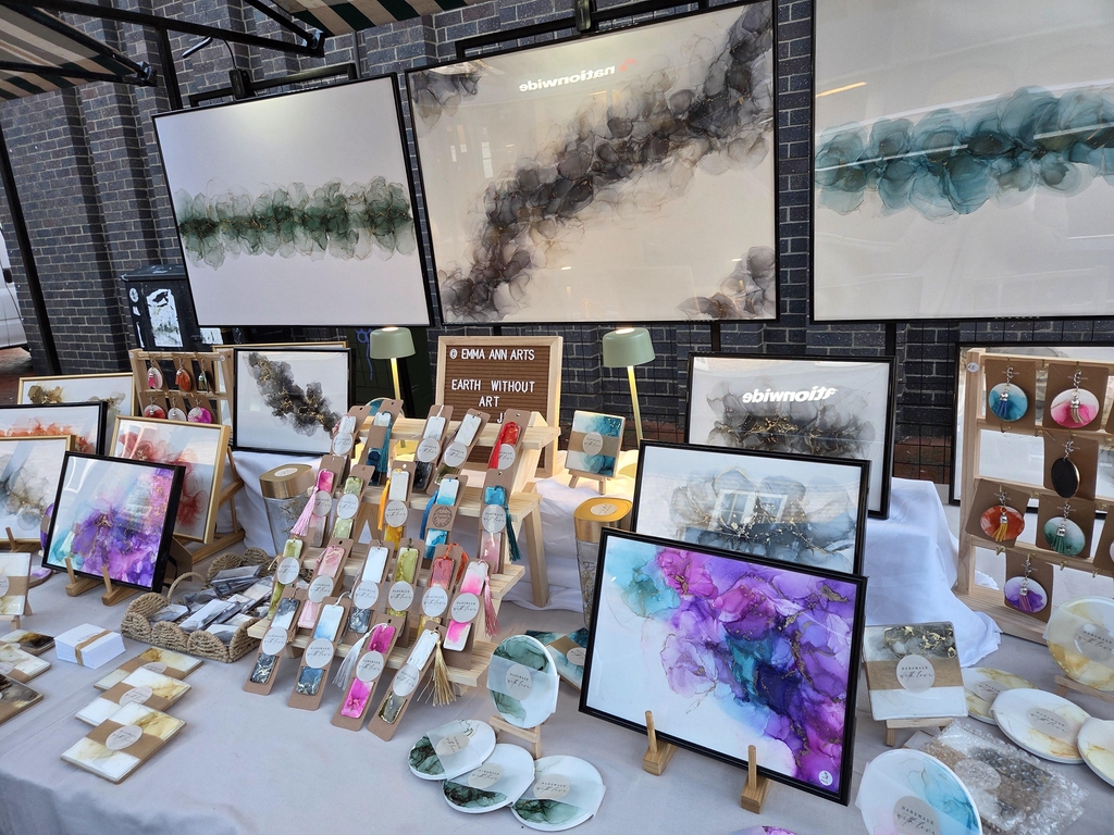 here you can shop Emma Anns art collections and functional art.