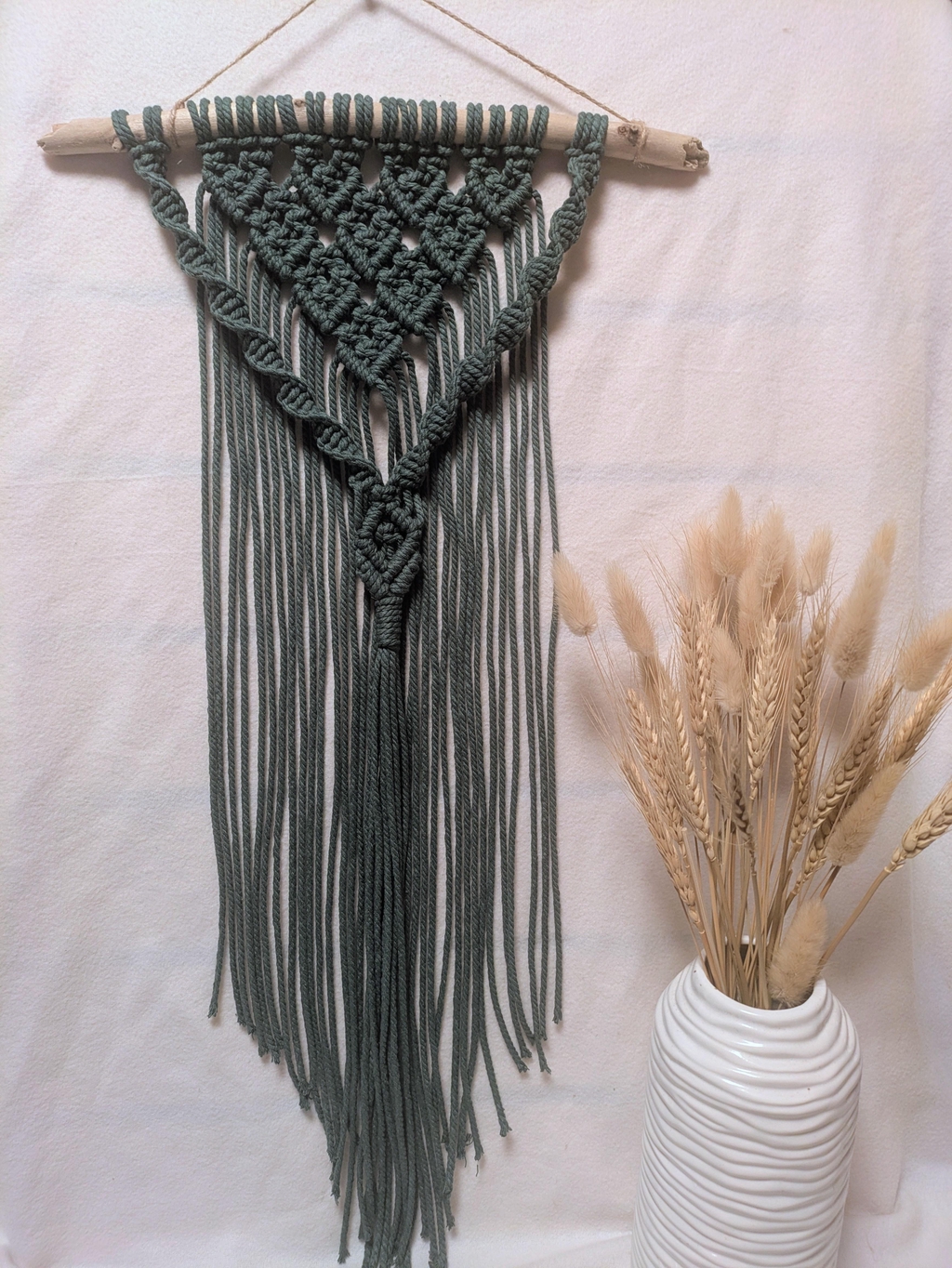 décoration murale macramé fait main