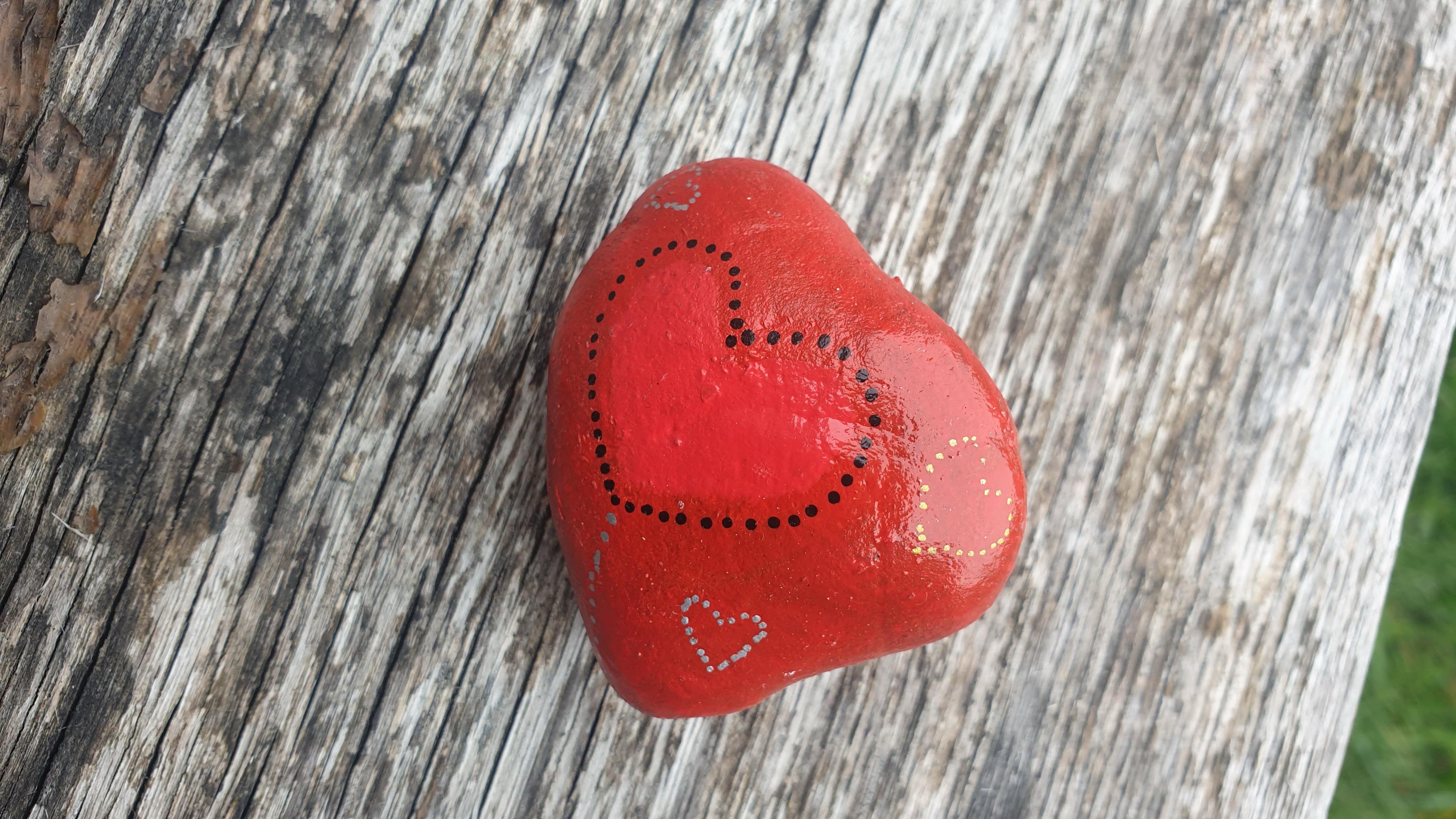 Galets spéciaux pour les amoureux