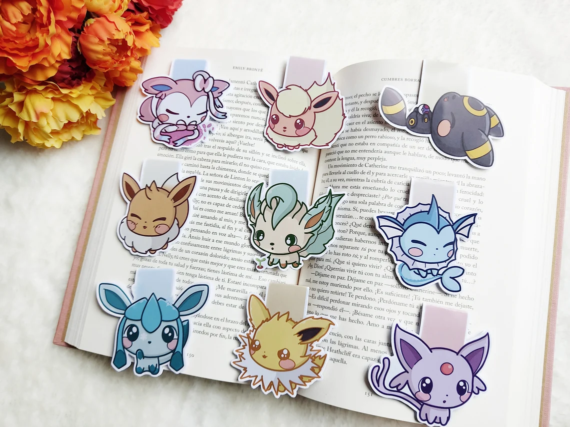 Magnetic Bookmarks Pokemon