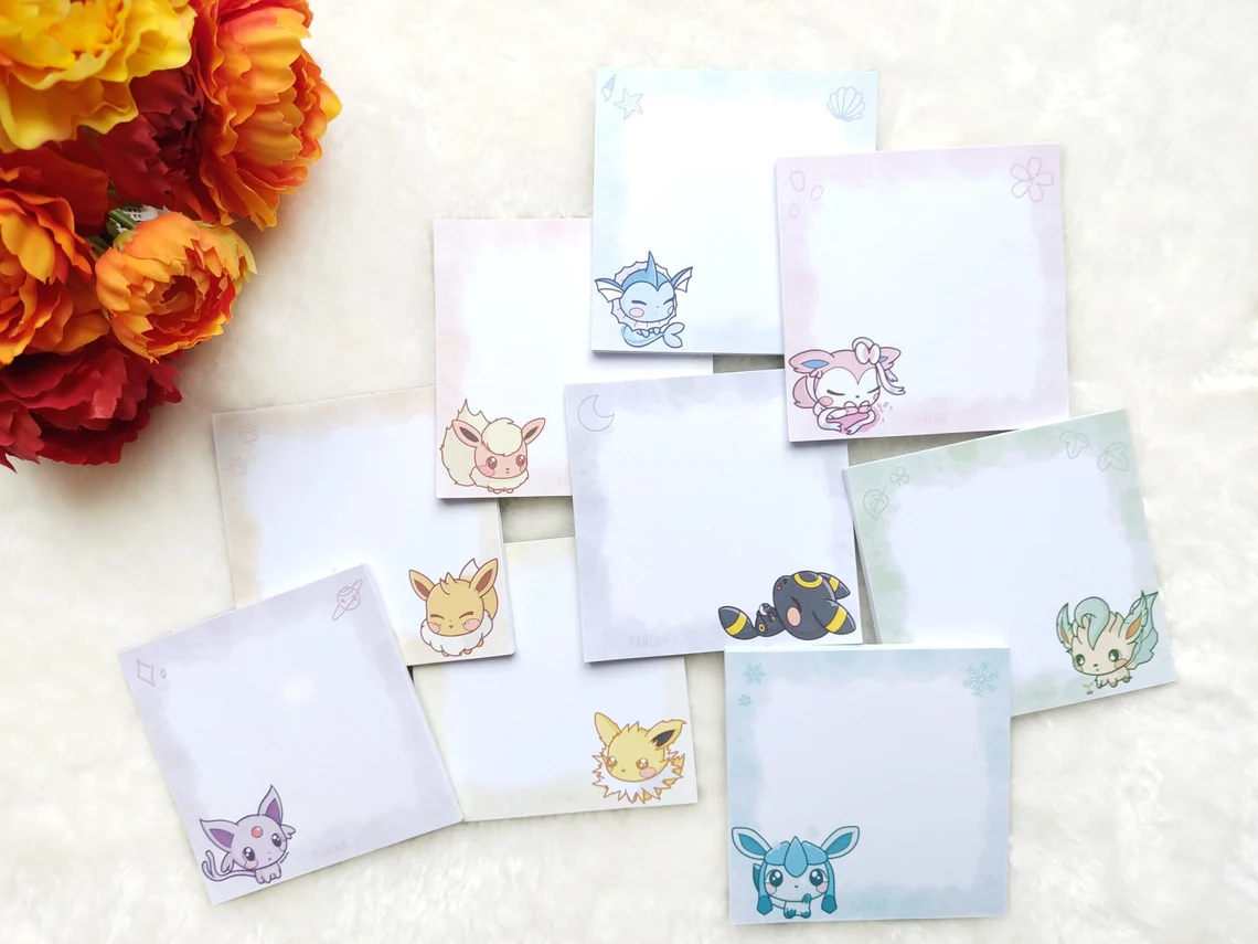 Blocs de notas / memopads pokemon