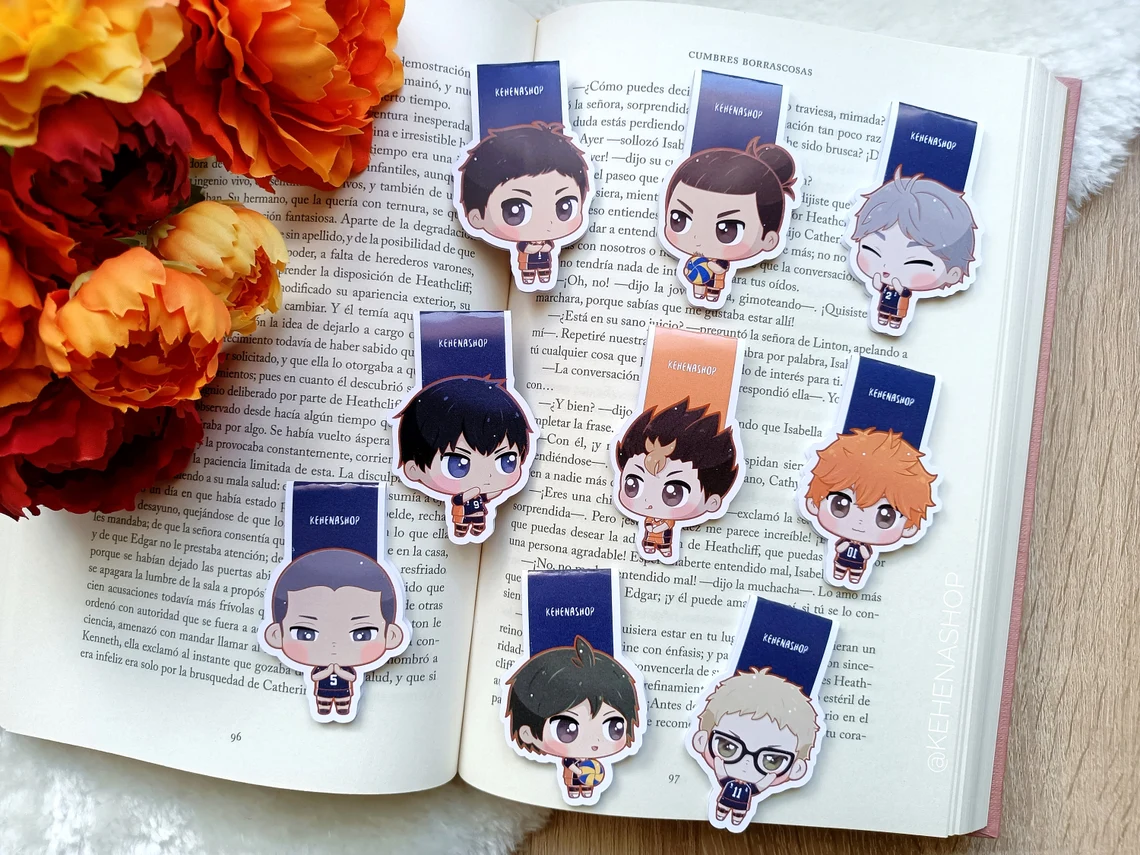 Magnetic Bookmarks Anime