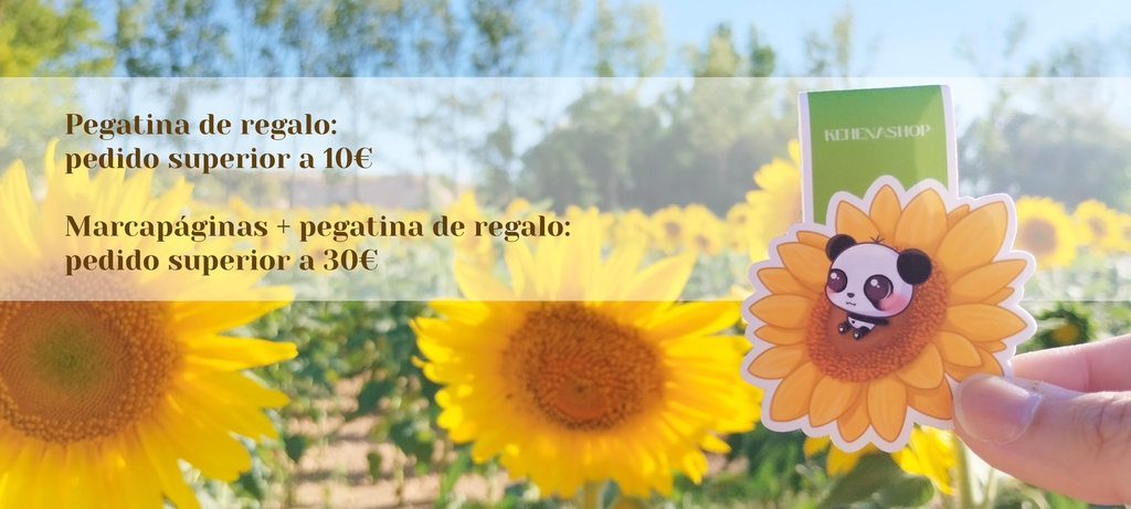 Pegatina y marcapáginas de REGALO con tu pedido
FREE sticker and bookmark with your order